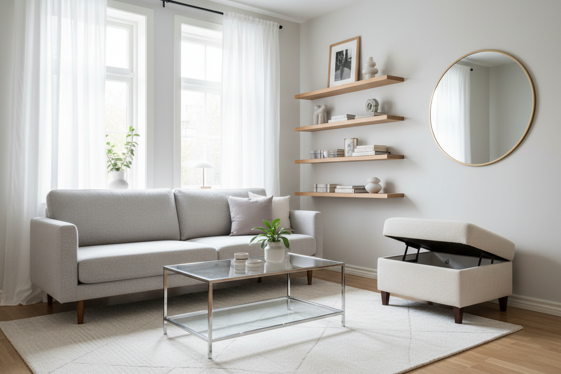 7 Furniture Ideas That Make a Small Living Room Feel Bigger