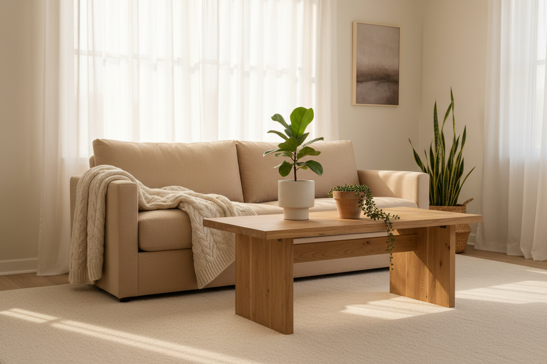 How Simple Furniture Choices Create a More Relaxing Living Room