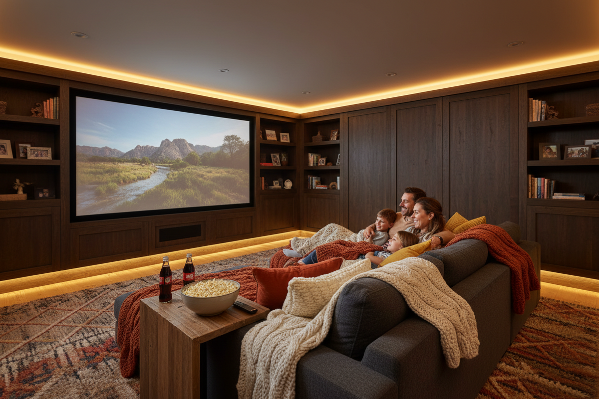 How to Create a Family Movie Space Everyone Will Love