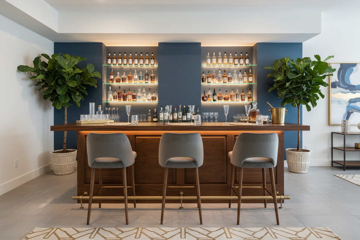 How to Create a Stylish Home Bar for Entertaining