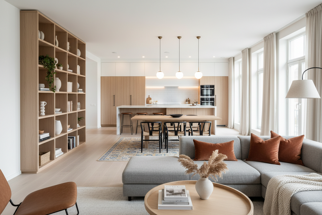 How to Define an Open-Plan Home Without Building Walls
