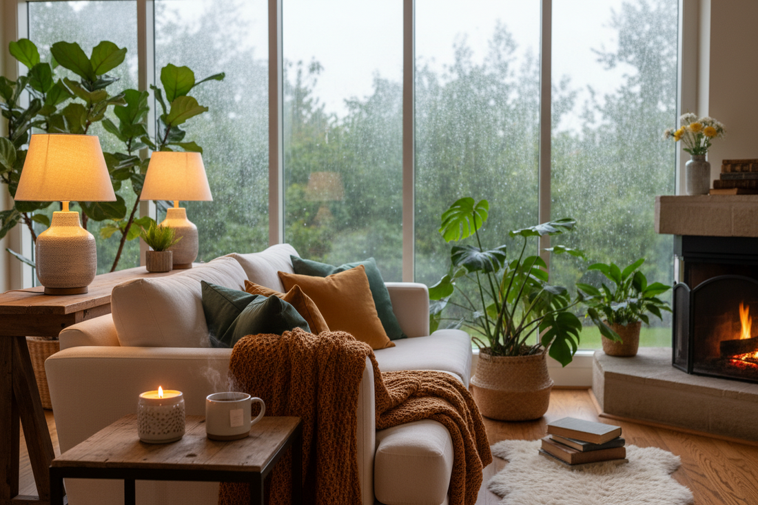 How to Make Your Home Feel Extra Cozy on a Rainy Day