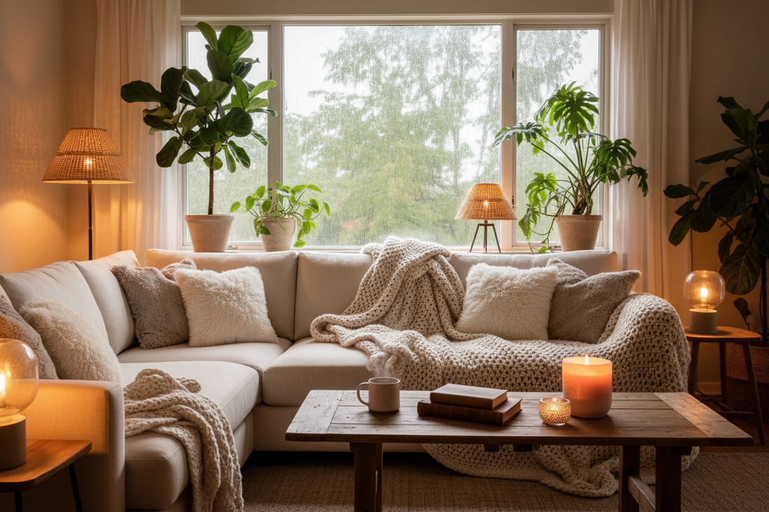 How to Make Your Home Feel Extra Cozy on a Rainy Day