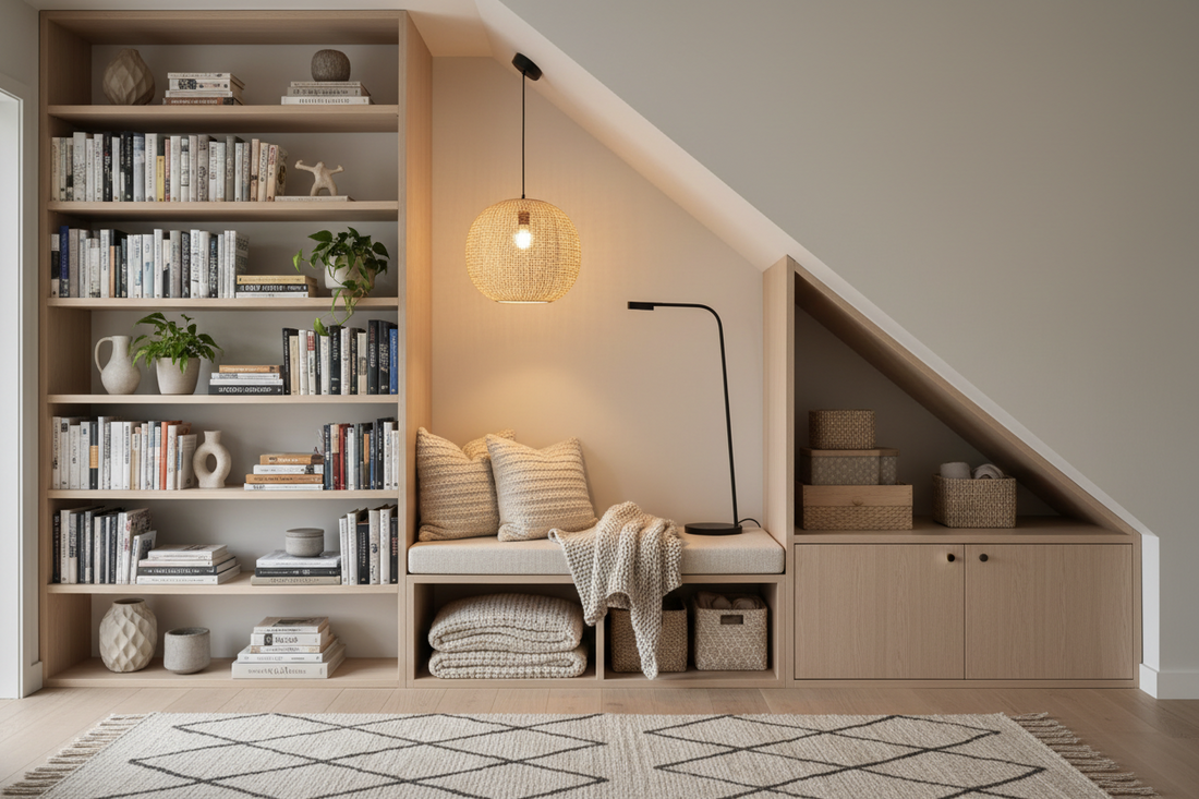 How to Transform the Space Under Your Stairs Into Something Useful