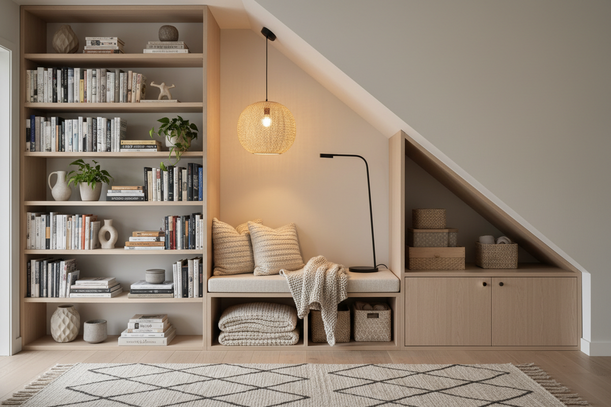 How to Transform the Space Under Your Stairs Into Something Useful