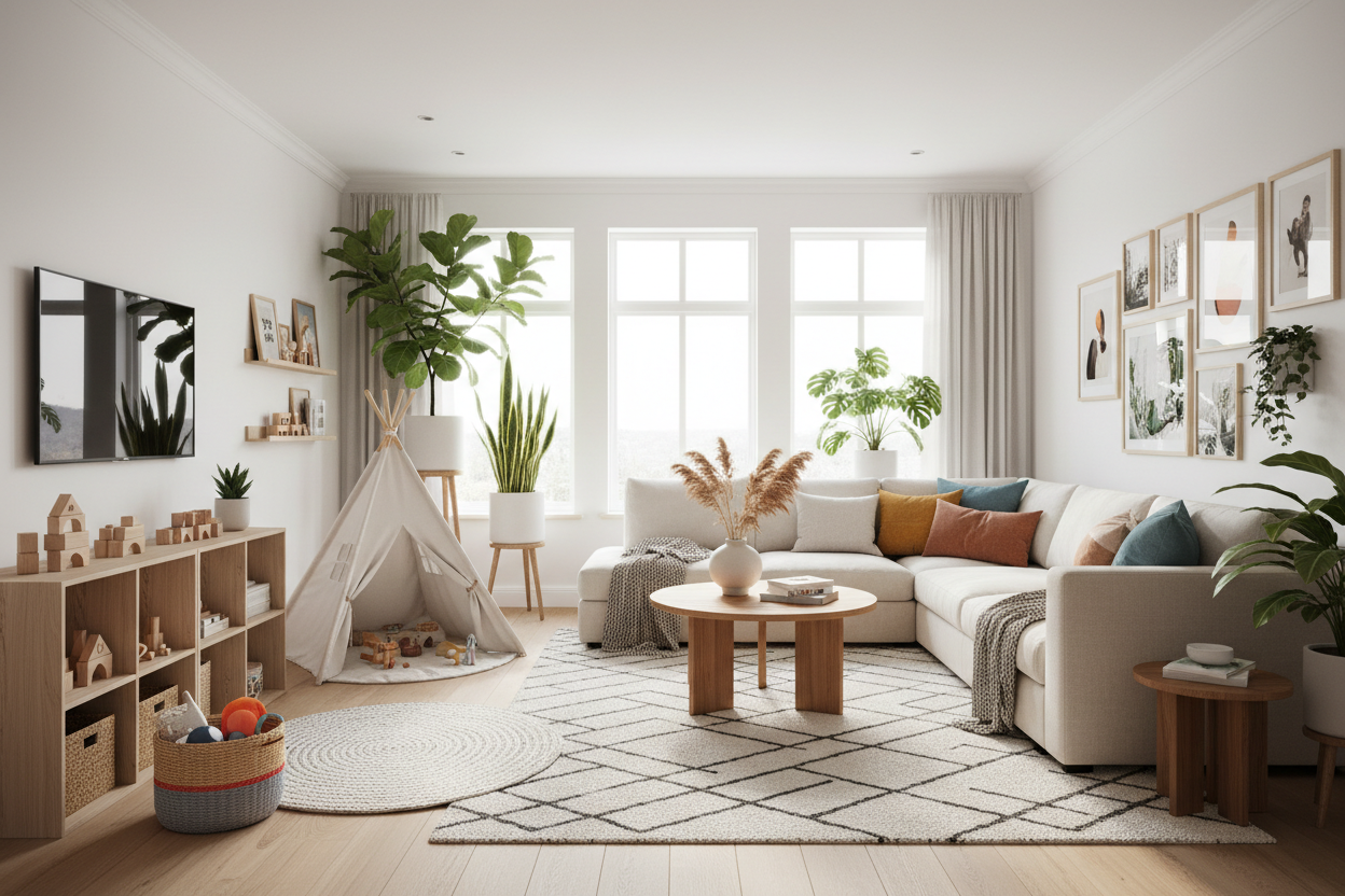 Kid-Friendly Modern Home: How to Decorate with Children | Livora
