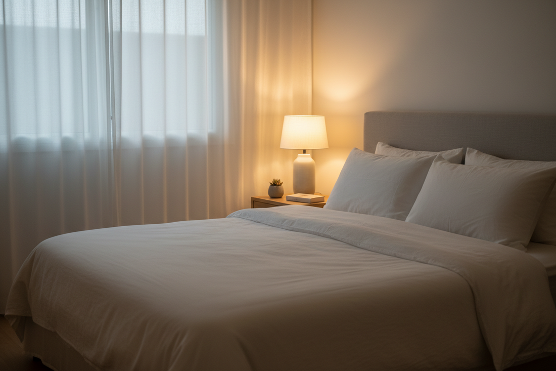 Why Soft Lighting and Clean Spaces Improve Sleep