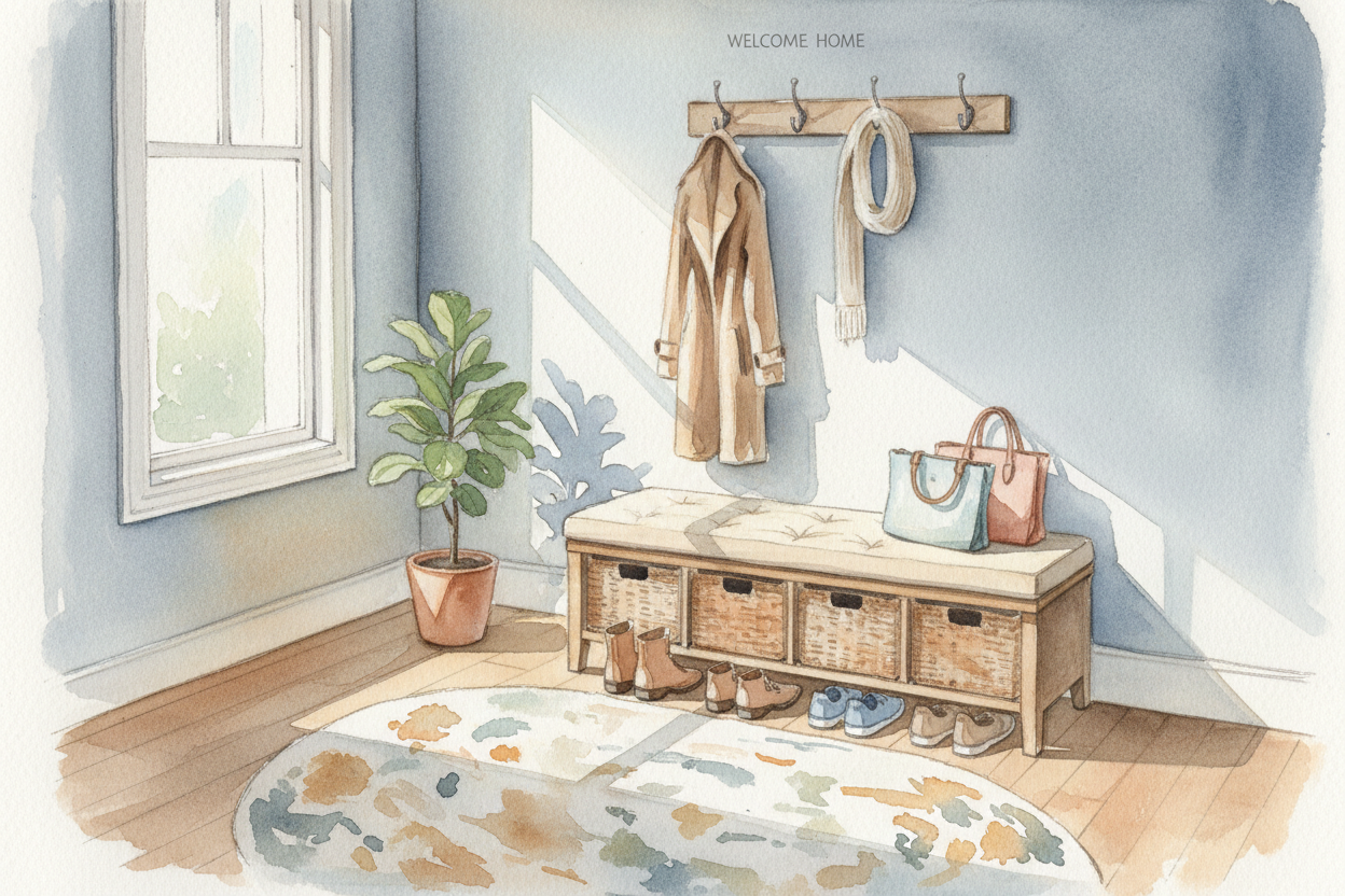 🪑 Entryway Storage Benches Collection