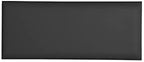 Art3d Peel and Stick Headboard for Queen and King in Black, Pack of 9 Panels Sized 9.84" x 23.62", 3D Soundproof Wall Panels, Upholstered Wall Panel
