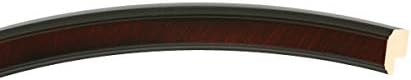 OVALCREST Oval Beveled Wall Mirror for Home Decor - Toronto Style - Vintage Cherry - 22" x 18"