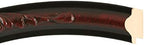 OVALCREST Oval Beveled Wall Mirror for Home Decor - Florence Style - Vintage Cherry - 20" x 16"