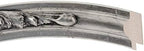 OVALCREST Oval Beveled Wall Mirror for Home Decor - Florence Style - Silver Leaf with Black Antique - 34" x 24"