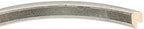 OVALCREST Oval Beveled Wall Mirror for Home Decor - Toronto Style - Silver Leaf with Brown Antique - 18" x 14"