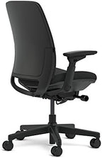 Steelcase Amia Office Chair - Most Comfortable Sit - 4 Points of Adjustability - Ergonomic Desk Chair - Upper Back Support - Adjustable Lumbar Support - Buzz2 Black Fabric