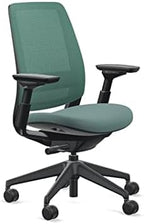 Steelcase Series 2 Office Chair, Graphite Frame, Cogent Connect Peacock