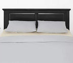 Mantua Arcadia Wood Headboard (Twin, Ebony)