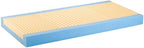 Invacare Premier Hospital Bed Mattress, Foam, Fluid-Resistant Cover Flexes in Right Places to Relieve Body Pressure, Firm Mid-Section & Soft Head/Feet Section, Enhanced Side Support for Safe Transfers