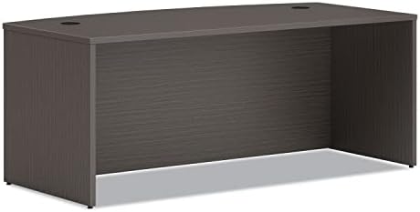 HON HONLDS7236BLS1 72 in. Rectangle Bow Shell Desk Slate Teak