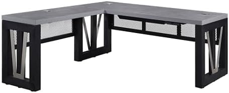 nbf signature series District Reversible L Shaped Desk with Height Adjustable Electric Standing Desk Ergonomic Office Desk Corner Desk Perfect for PC Setup
