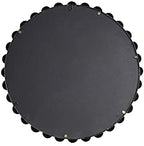 Madison Park Round Mirror, Metal Frame Circle Mirror 27 inch, Wall Art Decor Mounted Hanging for Entryway, Bathroom, hallway, Living Room, Vanity, Marlowe, Gold