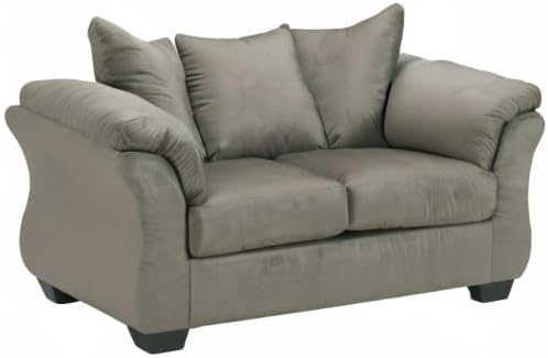 Signature Design by Ashley Darcy Casual Plush Loveseat, Grayish Brown