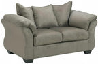 Signature Design by Ashley Darcy Casual Plush Loveseat, Grayish Brown