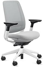 Steelcase Series 2 Office Chair, Seagull Frame, Cogent Connect Nickel, Hard Floor Casters