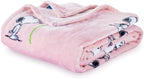 Berkshire Blanket Peanuts® VelvetLoft® Cute Character Snoopy Plush Blanket,Make A Wish Spring Pink,King 90 in x 108 in (Official Peanuts® Product)