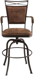 Hillsdale Bridgetown Swivel Tilt Counter Stool, Aged Bronze Finish