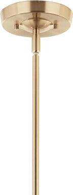 KICHLER Livadia 6-Light Chandelier, Soft Modern-Light in Champagne Bronze, for Foyer, Great Room, or Vaulted Dining or Bedroom (33" x 36.25"), 52673CPZ