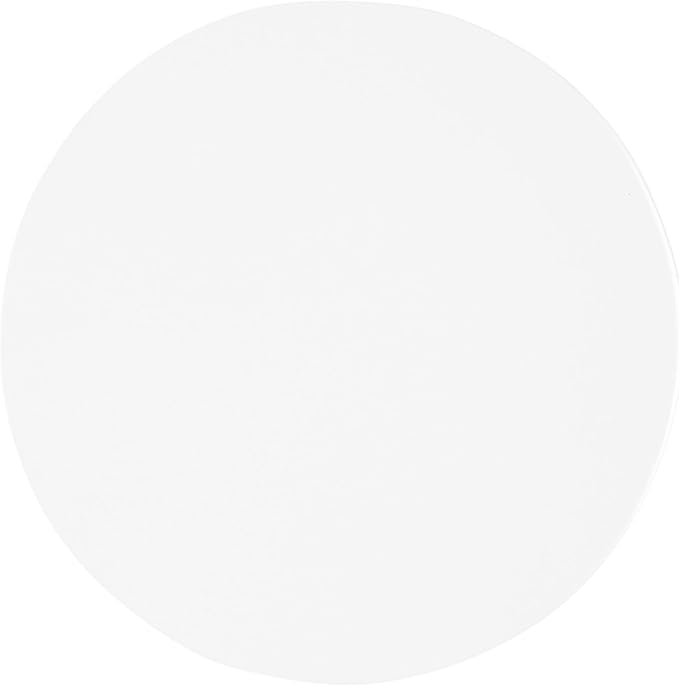 Kate and Laurel Dahl Modern Wooden Round Drink Table, 8 x 8 x 23, White, Transitional Circle Accent Pedestal Table for Living Room Plant Stand Indoors or Mini Bedroom Nightstand