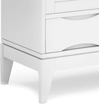 SIMPLIHOME Harper Solid Wood 48 inch Storage Cabinet in Teak Brown (Set of 2) for The Living Room, Entryway and Family Room