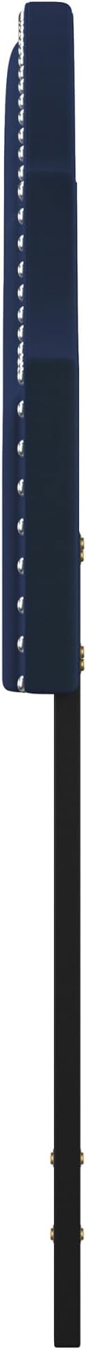 Hillsdale Cynthia Upholstered King Adjustable Headboard, Navy