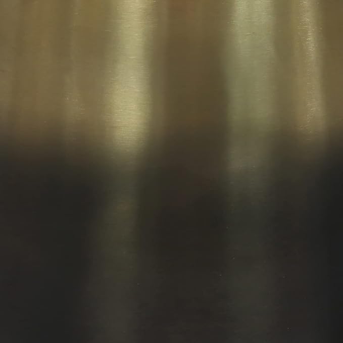 SIMPLIHOME Toby Metal Table - 17 inch Wide Solid Iron Drum Accent Table in Gold and Black Ombre, Industrial Side or End Table for Living Room or Entryway with Sculptural Design, Assembled