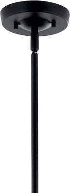 KICHLER Livadia 8-Light Chandelier, Soft Modern-Light in Black, for Foyer, Great Room, or Vaulted Dining or Bedroom (47.75" x 47.75"), 52675BK