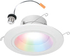 HALO 5/6" Smart Wi-Fi Recessed LED Light Powered by WiZ Pro, Dimmable Full Color w/ SpaceSense® Motion, Smart Home Ready - RL56069WZRGBWWHR