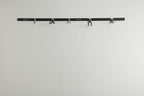 Rubbermaid Fasttrack Garage Storage Utility Hooks 7 Piece Black All in One Rail Hook Kit and Tool Organizer Heavy Duty for Home/Garage/Shed/Garden