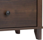 Prepac Yaletown Traditional 2-Drawer Tall Nightstand Side Table, Bedside Table with 2 Drawers and Open Shelf 16" D x 23" W x 28" H, Espresso, EDNH-1202-1