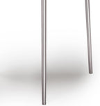 SIMPLIHOME Shelton Contemporary 20 inch Wide Metal 2 Pc Metal Nesting Table in Nickel for the Living Room and Bedroom