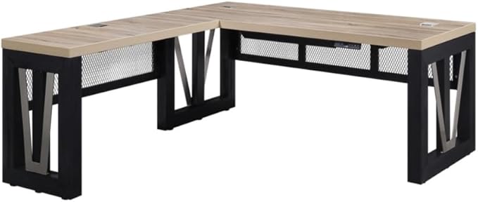 nbf signature series District Reversible L Shaped Desk with Height Adjustable Electric Standing Desk Ergonomic Office Desk Corner Desk Perfect for PC Setup