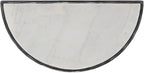 SAFAVIEH Couture Collection Jessa Black/White Forged Metal Half Moon Semi Circle Console Table (Fully Assembled)