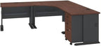 BOWERY HILL 84" Corner L-Shaped Desk in Hansen Cherry