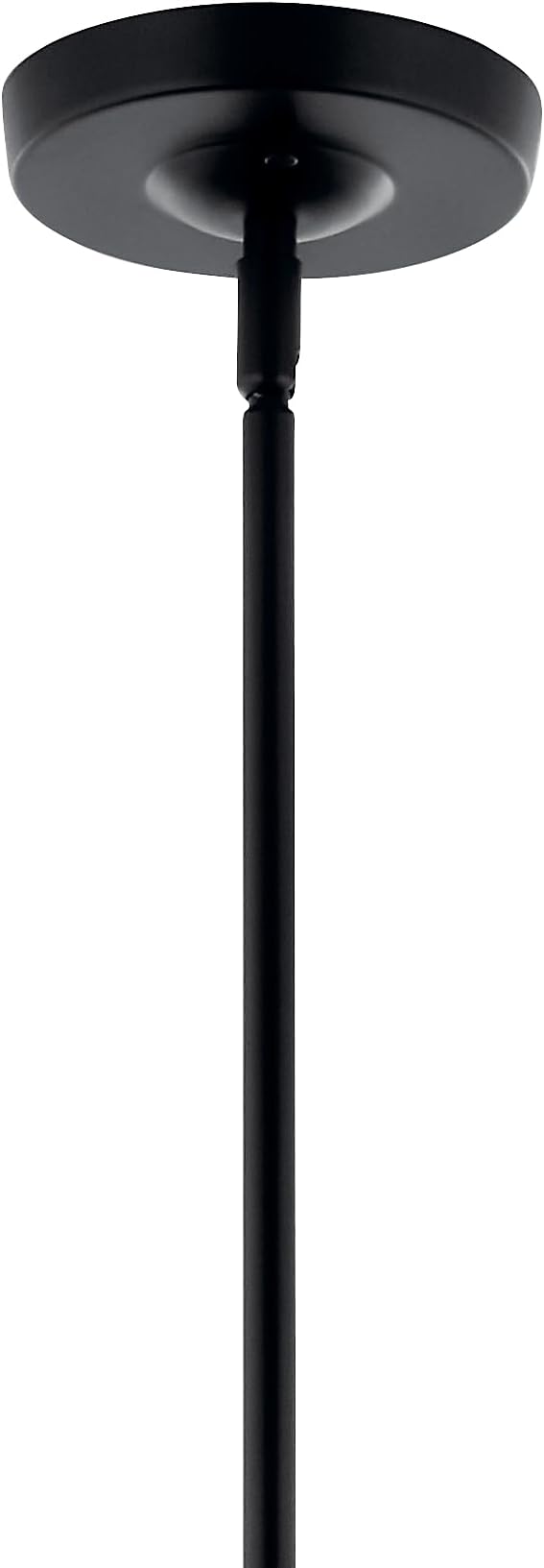 KICHLER Livadia 6-Light Chandelier, Soft Modern-Light in Black, for Foyer, Great Room, or Vaulted Dining or Bedroom (33" x 36.25"), 52673BK