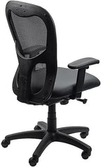 Tempur-Pedic TP9000 Swivel Task Chair with Tempur Material, Adjustable Armrests, and Lumbar Support, Black Vinyl