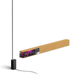 Philips Hue Signe Smart Color Changing Floor Lamp, Black, White and Color Ambiance, Pack of 1, Control with Hue App, LED Floor Lamp Works with Alexa, Google Assistant, and Apple Homekit