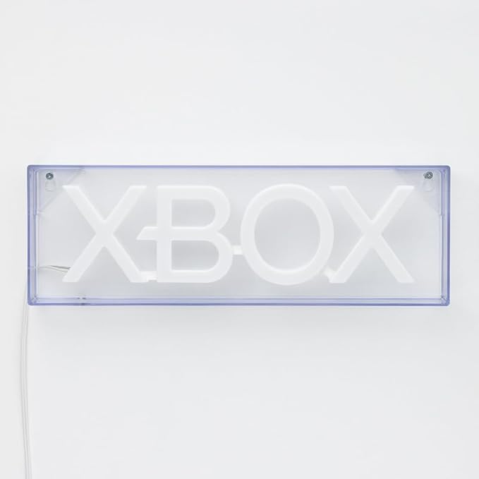 Paladone Xbox LED Neon Light, Free Standing or Wall Mountable Gaming Desk Accessories, Game Room Decor & Gift for Gamers, 11.7" Wide