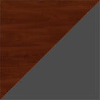 UrbanPro 72" W U-Shaped Desk with Hutch and Storage in Hansen Cherry