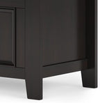 SIMPLIHOME Amherst Entryway Storage Bench - 36 inch Wide Solid Wood Small Hallway Seat in Hickory Brown, Transitional Bench for Entryway or Living Room with Lift-Up Lid and Compact Storage