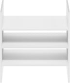 Furinno Cubicle Cube Insert, 3-Shelf Cube Organizer, Fits into Extra Thick Cubes, for Organizers and Storage, White (Does not fit IKEA Kallax Shelving)