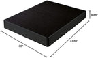 Signature Design by Ashley 10" Mattress Box Spring with Metal Foundation, Sturdy and Durable, Ready to Assemble, Parts and Tools Included, Full, Removable Black Fabric Cover